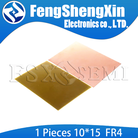 1pcs New FR4 PCB 10x15cm 10*15 Single Side Copper Clad plate DIY PCB Kit Laminate Circuit Board ► Photo 1/1