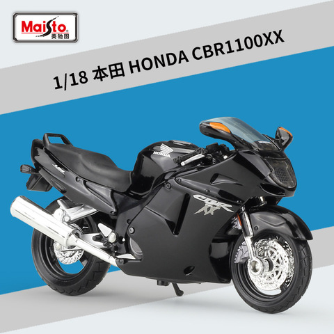 Maisto NEW 1:18 Scale HONDA CBR1100XX Motorcycle Model Toy Alloy Off-Road Racing Motorbike Africa   Motor Motorcycles Toys For ► Photo 1/6