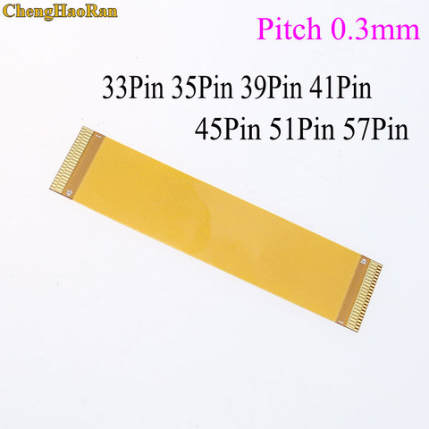 ChengHaoRan 1pcs Forward Direction 33/35/39/41/45 Pin FFC FPC Flexible Flat Cable Pitch 0.3mm Same Direction length 20mm-200mm ► Photo 1/6