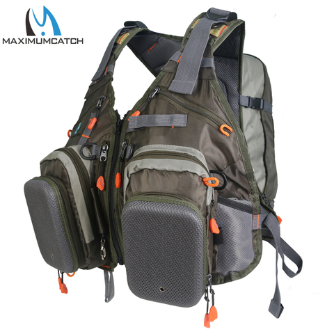 Maximumcatch Fly Fishing Vest With Free Size Fishing Backpack And Vest Combo ► Photo 1/6