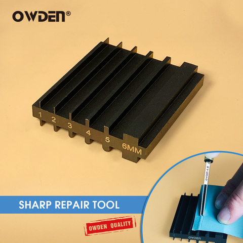 OWDEN Sharp Repair Tool for Sharpening Knife Wide Shovel Cutting Leather Thinner Edge Skiving Sharpeners ► Photo 1/6