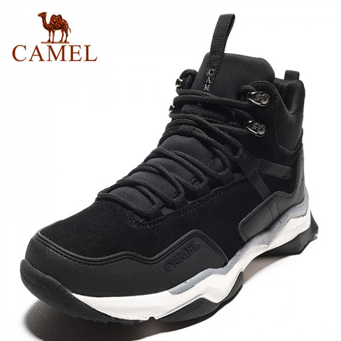 CAMEL Winter New Typical Style Men Hiking Shoes High-Cut Sport Shoes Outdoor Jogging Athletic Shoes Comfortable Warm Sneakers ► Photo 1/6