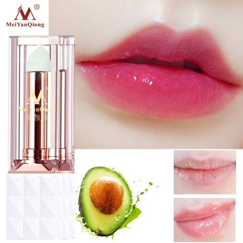 Shea Butter Moisturizing Color Change Lip Balm Skin Care Anti Aging Makeup Lip Care Beauty Nourishing Lipstick Plant Essence ► Photo 1/6