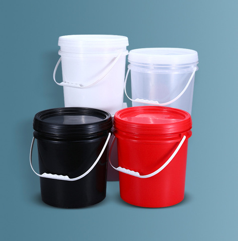 10L Food grade thicken Plastic Bucket for paint oil with Lid and handle Household storage container ► Photo 1/6