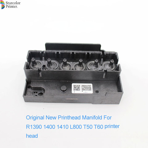 Print head for Epson Stylus Photo R1390 / 1400 /1410 /1430/ T50 /T60/ L800/ L805  Printhead Manifold / Adapter Original ► Photo 1/6