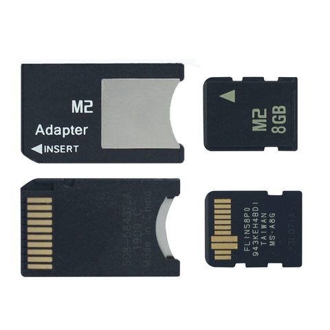 Big Promotion!!! 8GB M2 memory card 8G -64MB Memory Stick with Free M2 Card Adapter MS PRO DUO M2 Memory Card For Camera Phone ► Photo 1/6