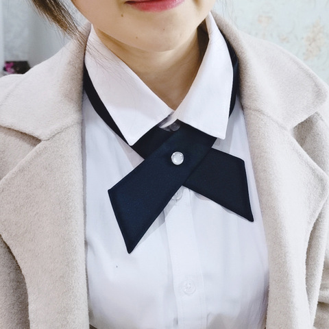 Linbaiway Women's Bow Tie Men's School Uniform Bowknot Business Wear Bow Ties For Groom Party Shirt Accessories Custom Logo ► Photo 1/5