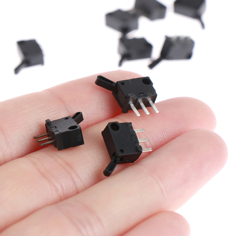 10pcs Micro Switches Miniature Small Limit Travel Switch with Hole Three Pins Normally Open Normally Closed N/O N/C ► Photo 1/6