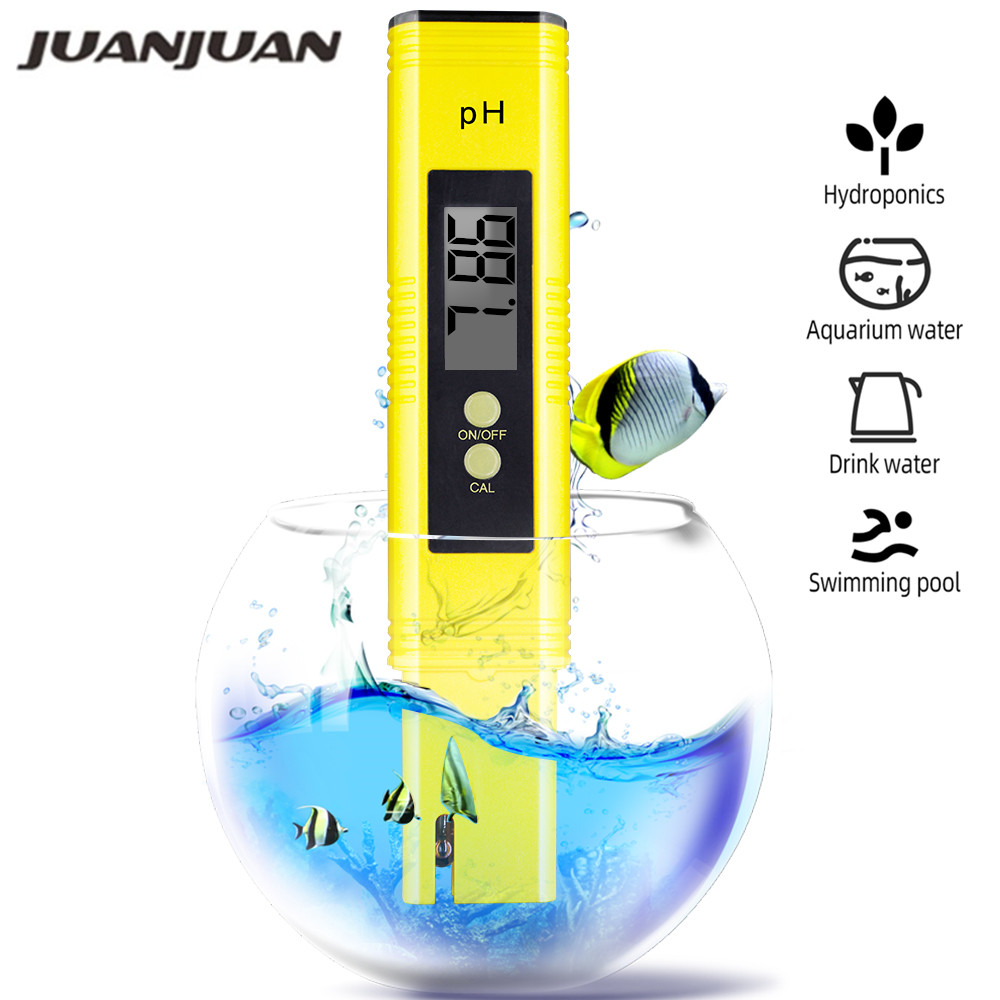 Digital PH Meter Tester Pocket Portable Pool Water Aquarium Hydroponic Wine Z 