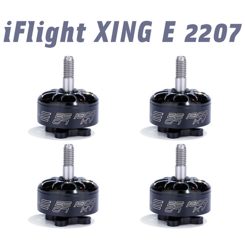 1/2/4PCS iFlight XING E 2207 1700KV 1800KV 6S /2450KV 2750KV 4S Brushless Motor for FPV RC Multicopter Racing Drone Parts ► Photo 1/6