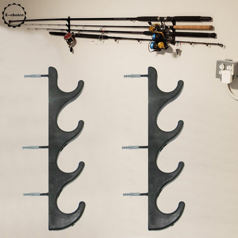 Fishing Rod Rack/Horizontal Fishing Rod/Hold 4 Rods ► Photo 1/5