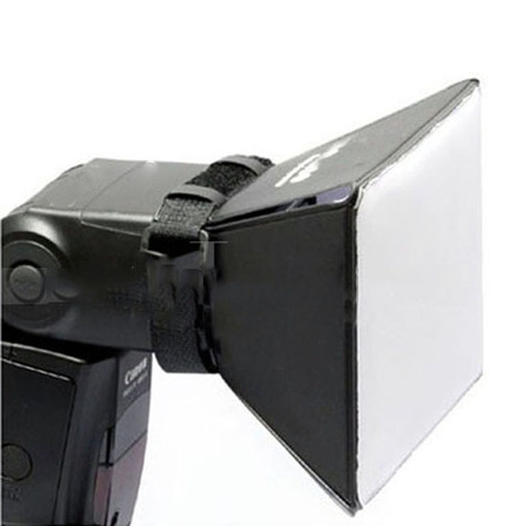 Portable Photography Soft Light Box Softbox Kit Square Flash Diffuser Reflector for Canon Nikon Sony DSLR Speedlite Flash ► Photo 1/6