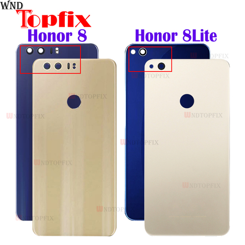 New For Huawei honor 8 Lite Back Battery Cover Door Rear Glass Housing Case 5.2 ” For honor 8 Battery Cover Honor 8 Housing ► Photo 1/6