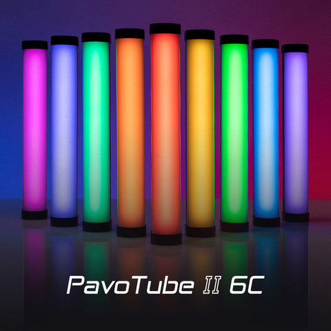 Nanguang Nanlite PavoTube II 6C LED RGB Light Tube Portable Handheld Photography Lighting Stick CCT Mode Photos Video soft light ► Photo 1/5