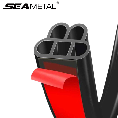 Car Door Rubber Seal Strips Upgraded Double Layer Sealer For Door Trunk Soundproof Noise Insulation Weatherstrip Car Accessories ► Photo 1/6