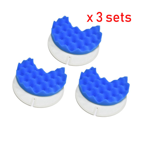 3sets foam & hepa filter for Samsung DJ97-00849A DJ97-00849B DJ97-01363A DJ97-00338C SC8400 vacuum cleaning filters replacement ► Photo 1/6