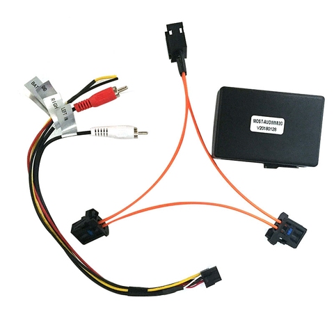 for Audi A6 A7 A8 Q7 05-09 AUX Car Optical Fiber Decoder Box Amplifier Adapter ► Photo 1/6