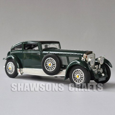1:28 Scale Diecast Metal Vintage Car Model Toys Speed Six Pull Back Replica With Sound & Light ► Photo 1/6