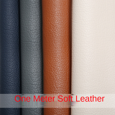Soft leather fabric sofa cover car interior package lychee pattern artificial imitation pu waterproof diy sewing by the meter ► Photo 1/6