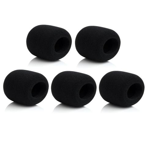 Standard Bolymic 5PCS Black Microphone Pop Filter for Shure SM58 Windscreen Sponge Foam Mic Cover ► Photo 1/1