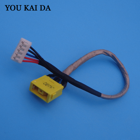 NEW LAPTOP DC POWER JACK CABLE CHARGING SOCKET CONNECTOR PORT WIRE CORD FOR LENOVO G700 Z710 G710 G700-5939 ► Photo 1/2