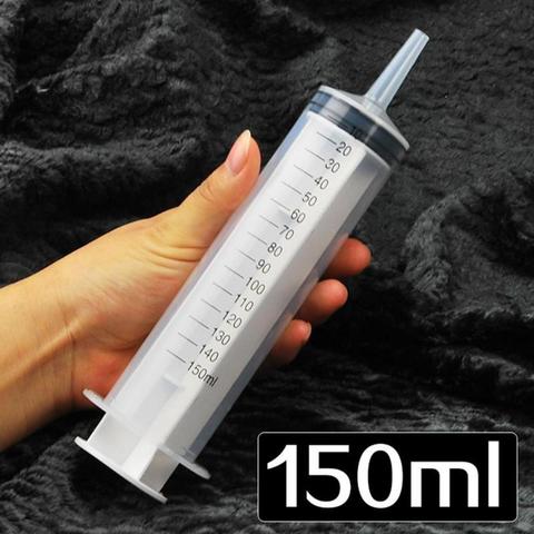 60ml/100ml/150ml Reusable Big Large Hydroponics Plastic Nutrient Sterile Health Measuring Syringe Tools Cat Feeding Accessories ► Photo 1/6