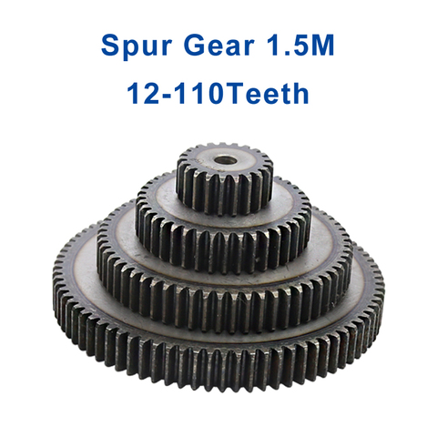 1 Piece 1.5M Spur Gear 20/21/22/23 Teeth 8 mm Process Hole Gear Wheel Low Carbon Steel Material Flat Gear Total Height 15 mm ► Photo 1/6