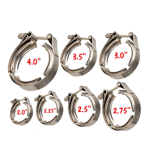 ZUCZUG from 1.5 inch to 6.0inch  SS304 High anti-rust  High temperature resistance exhaust  V Band clamp ► Photo 1/6