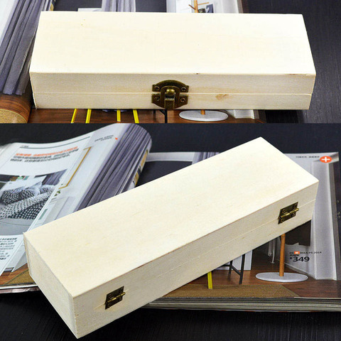Handmade Craft Wooden Box Gift Packing 1Pcs Vintage Jewelry Case Multifunction Home Storage Boxes Square Rectangle Round ► Photo 1/6
