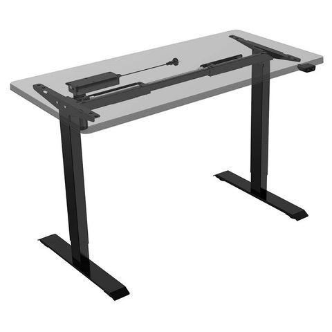 Electric Height Adjustable Standing Two-Stage Desk Electric Desk Steel Frame Electric Motor Lift Desk w/ Smart Keyboard ► Photo 1/6