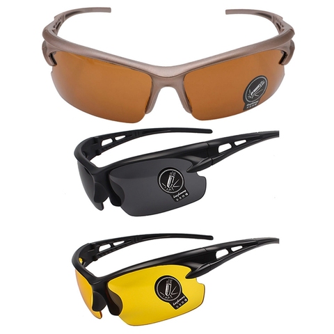 Motorcycle Universal Night Vision Goggles Drivers Glasses Anti Dust Wind Eyewear Eyes Protection Motorbike Sunglasses ► Photo 1/6
