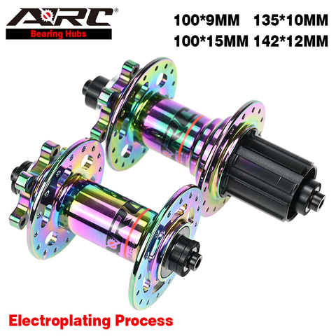 ARC Rainbow Hub Mult Color Hub Bike Bicycle Hub Taiwan NBK Bearing Hub 32 Holes QR Thru Mountain Bike Hub Bicycle Wheel Parts ► Photo 1/6