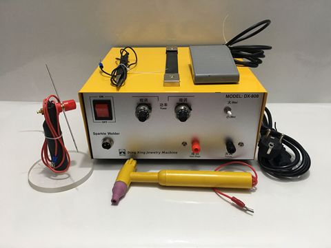 DX-808 80A Pulse Spot Welding Handheld Pulse Spot Welder-spot Welding Machine Gold Silver Jewelry Processing 220V 50/60Hz ► Photo 1/3