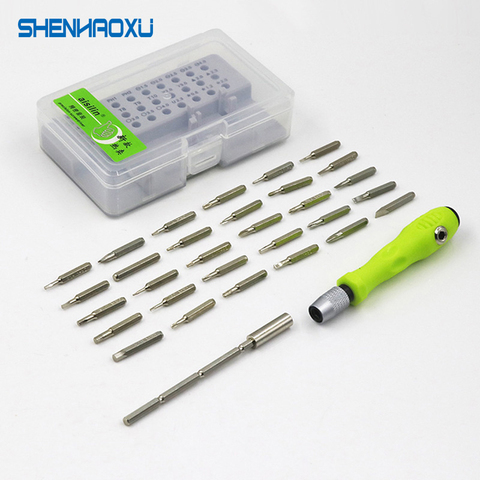 Precision Screwdriver Set 32 In 1 Hand Tools Torx Hex Phillips Screwdriver Repair Tool Set For IPhone Cellphone For Home Diy ► Photo 1/6