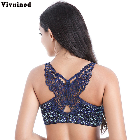 Front buckle bra Sexy Butterfly Back big size bra Fat MM200 Jin 3/4 Cup Enlarging code CDE cup Women's Bras plus size bra 120CDE ► Photo 1/6