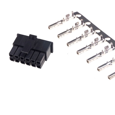 10 Sets Receptacle Housing 12 Pins for new 12-pin PCIe power connector to GeForce RTX 30 series card GeForce RTX 30 series card ► Photo 1/5