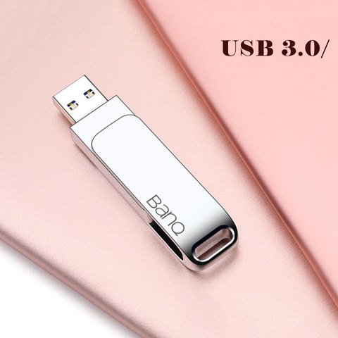 BanQ MAX USB Flash Drive 64G Metal Pendrive High Speed USB3.0 Memory Stick 128G pen Drive Real Capacity 256G USB Flash U disk32G ► Photo 1/5