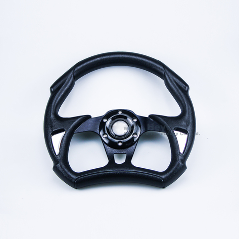 Universal Sport Steering Wheel 13inch 320mm leather Car Racing Steering Wheel Dish Drifting Leather Aluminum Racing Wheel ► Photo 1/6