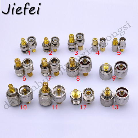 13 type ( RP ) SMA female or male plug to N UHF SO239 PL259  BNC male / female connector RF adapter ► Photo 1/2