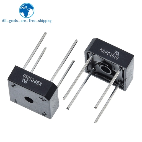 TZT 5pcs/lot Kbpc1010 10a 1000v Diode Bridge Rectifier Kbpc1010 ► Photo 1/6