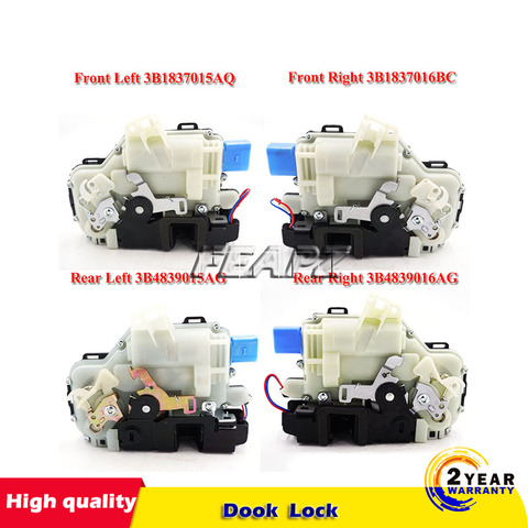 Front Rear Left Right door Lock Actuator 5J1837015 6QD837015B 3B1837015AR 3B1837015BC FOR VW T5 POLO SKODA FABIA ROOMSTER ► Photo 1/6
