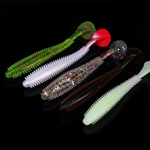 WALK FISH 5PCS/Lot 6cm/9cm Soft Bait Vivid Swimbait Fishing Lure Shad Worm Artificial Fishing Bait Bass Pike Lure Fishing Tackle ► Photo 1/6