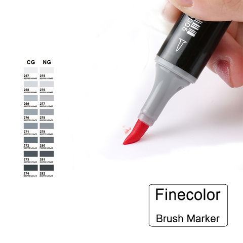 Alcohol Brush Markers Skin Tone Set  Alcohol Based Markers Brush - 1 Color  Marker - Aliexpress