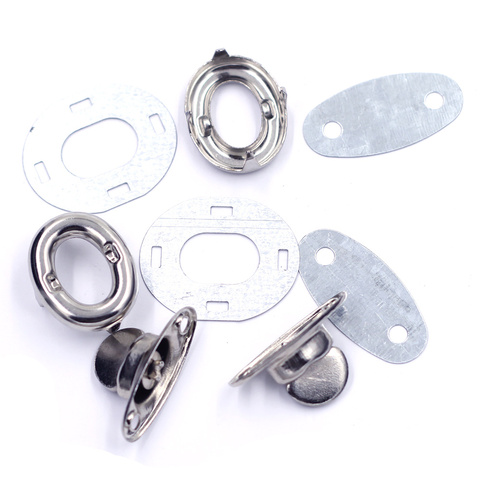 50 Sets Silver Tone Oval Alloy Frame Kiss Clasp Closure Lock Purse Twist Turn Lock Bag Accessories Wholesales 17x33mm ► Photo 1/6