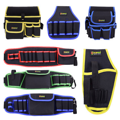 Multi-pockets Tool Bag Waist Pockets Electrician Tool Bag Oganizer Carrying Pouch Tools Bag Belt Waist Pocket Case Tool Pouch ► Photo 1/6