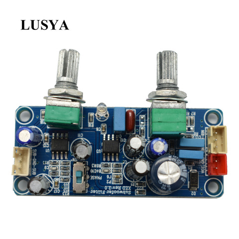 Lusya Single Power DC 9-32V Low Pass Filter Bass Subwoofer Pre-AMP Amplifier Board with Bass volume adjustment A7-011 ► Photo 1/1