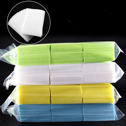 630PCS New Colorful Thicken Lint Free Nail Art Gel Polish Remover Cotton Pad Nail Wipe Nail polish Cleaning cotton ► Photo 1/5