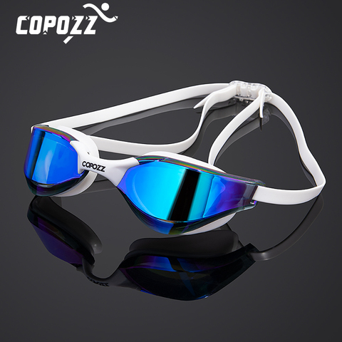 COPOZZ Professional Waterproof Plating Clear Double Anti-fog Swim Glasses Anti-UV Men Women eyewear swimming goggles with case ► Photo 1/6
