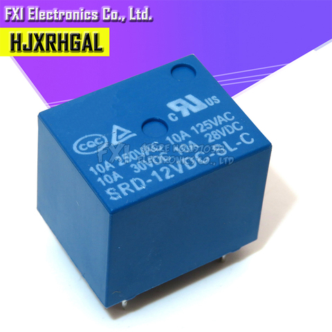 5PCS/LOT Relay SRD-12VDC-SL-C   relays 5PINS 12V DC High Quality ► Photo 1/2