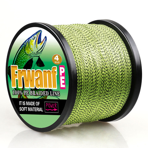 braided fihing spot line 500m 1000M 1500M 2000M carp fishing pe wire 4 Strands 0.06 0.08 0.1 0.55mm 2 4 6 8 10 20 60 80 100LBS ► Photo 1/6